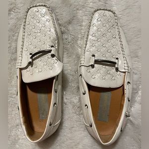 Men’s size 13 white loafers